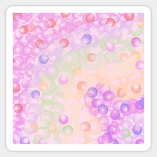 Multicolored bubbles Sticker